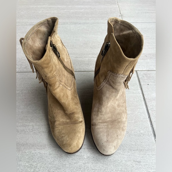 Sam Edelman Fringe Booties - Picture 2 of 8